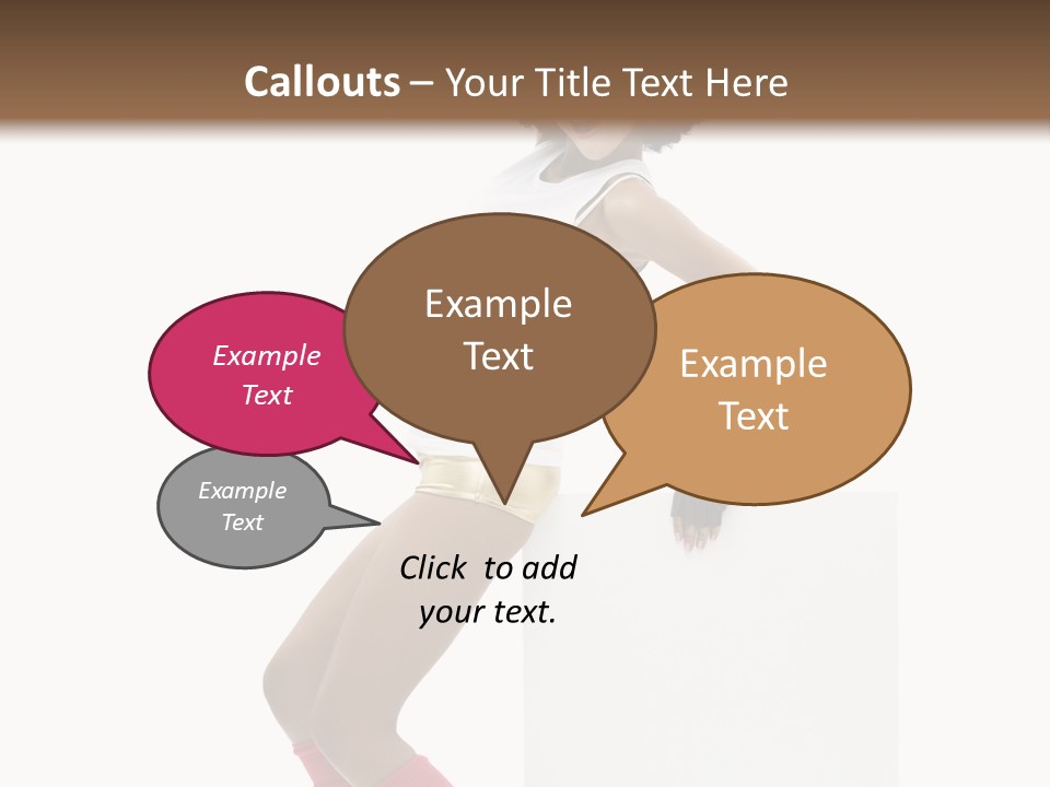 Teamwork Character Happy PowerPoint Template