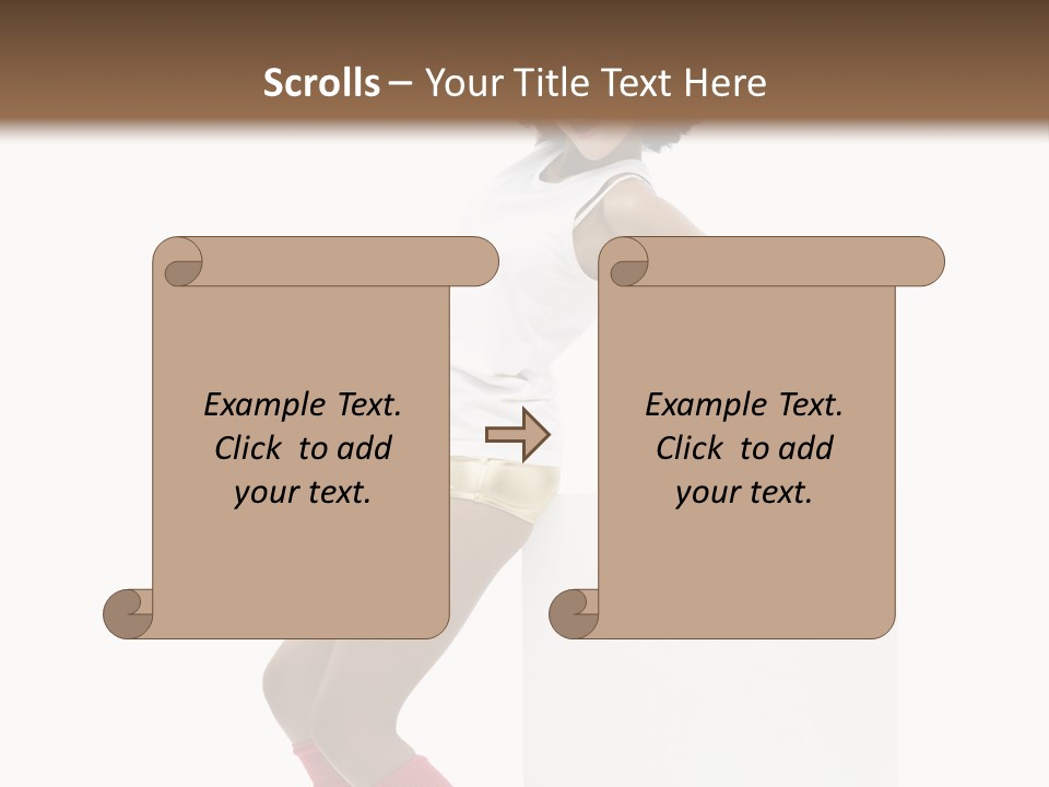 Teamwork Character Happy PowerPoint Template