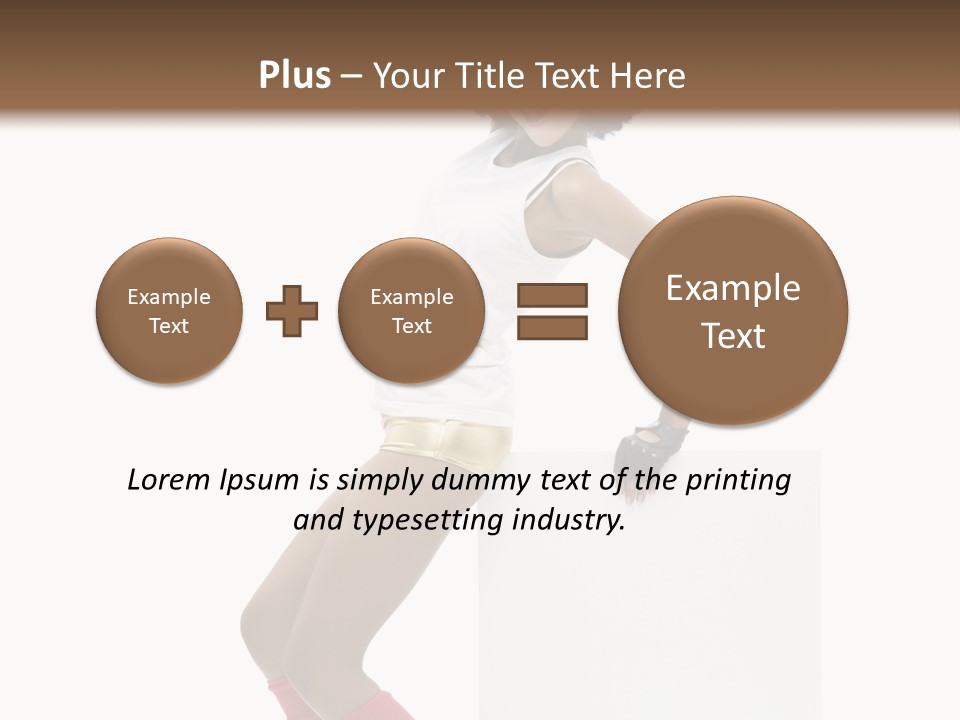 Teamwork Character Happy PowerPoint Template