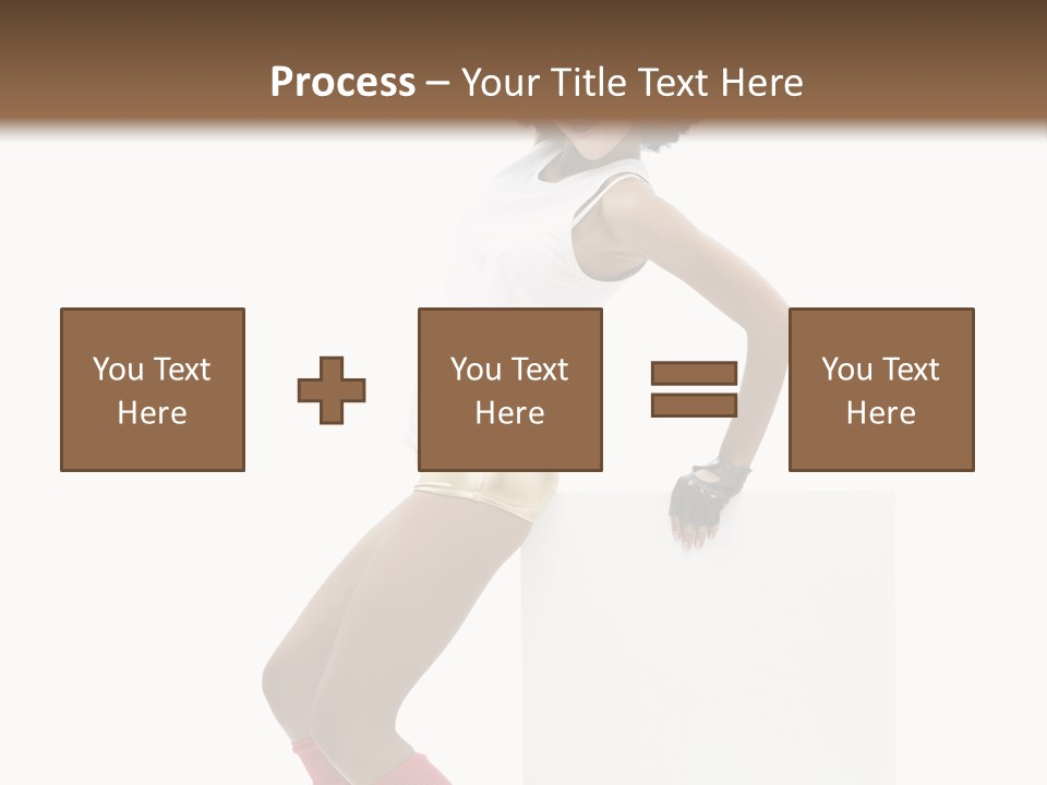 Teamwork Character Happy PowerPoint Template