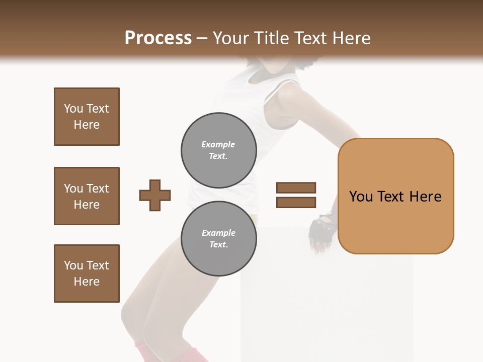 Teamwork Character Happy PowerPoint Template