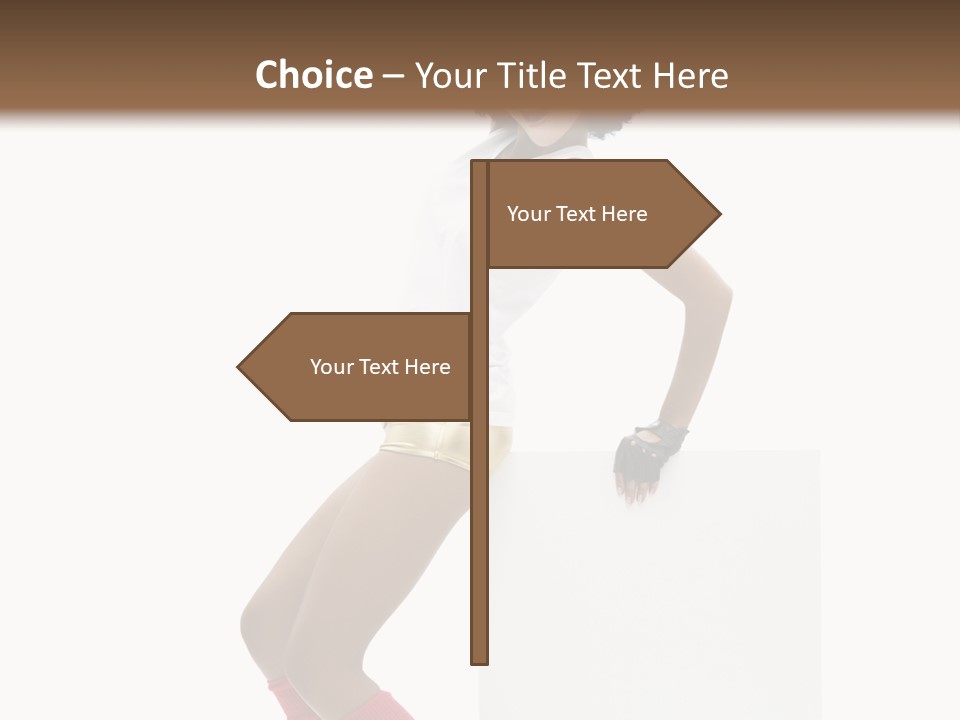 Teamwork Character Happy PowerPoint Template