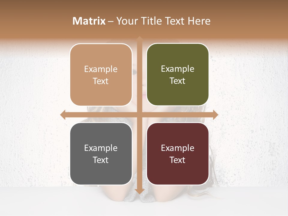 Gray Cold Blond PowerPoint Template