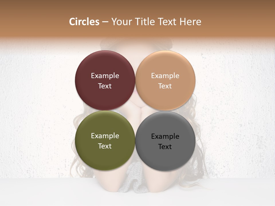 Gray Cold Blond PowerPoint Template