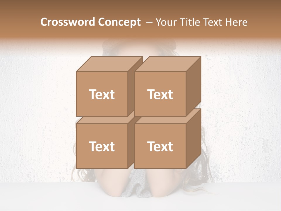 Gray Cold Blond PowerPoint Template