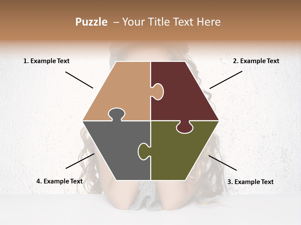 Gray Cold Blond PowerPoint Template