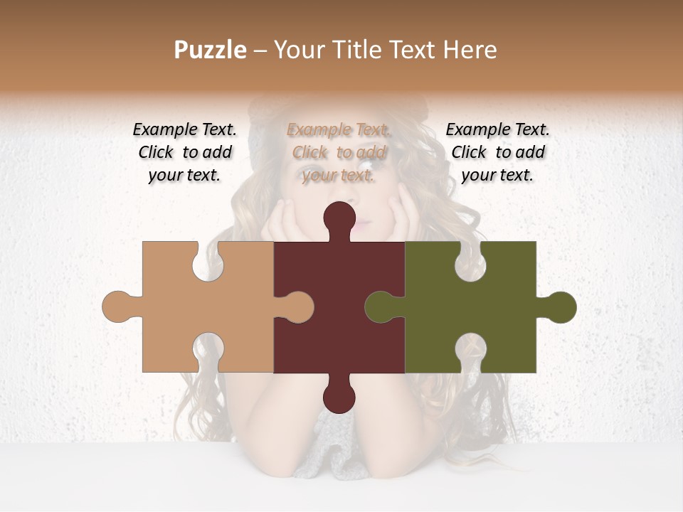 Gray Cold Blond PowerPoint Template