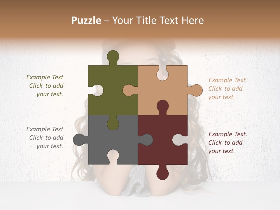 Gray Cold Blond PowerPoint Template