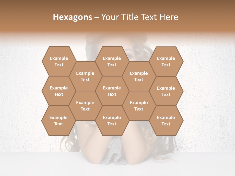 Gray Cold Blond PowerPoint Template