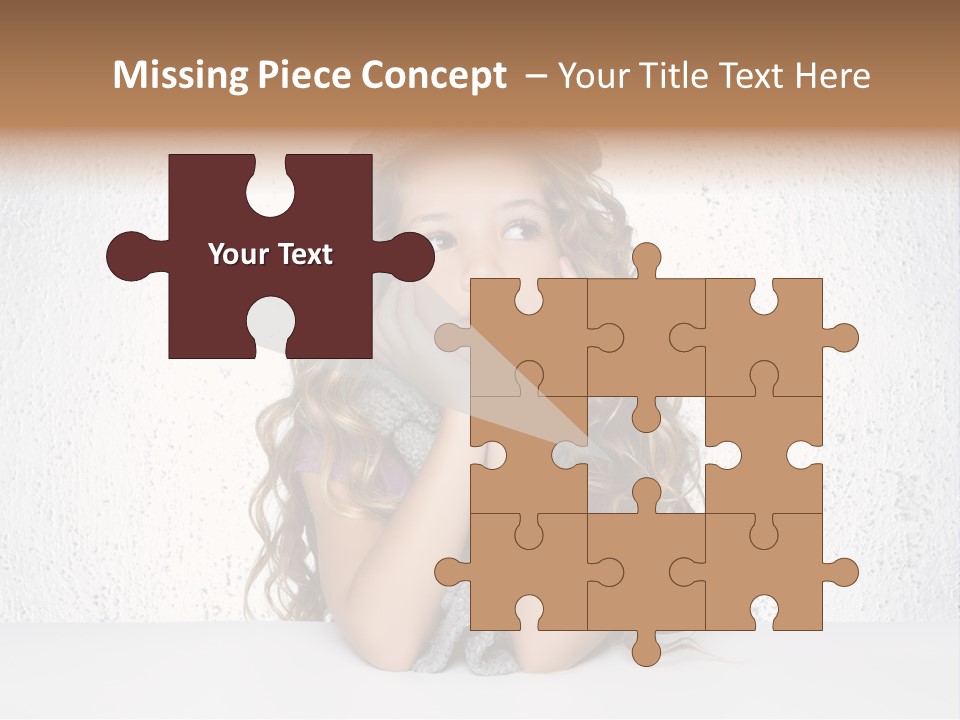 Gray Cold Blond PowerPoint Template