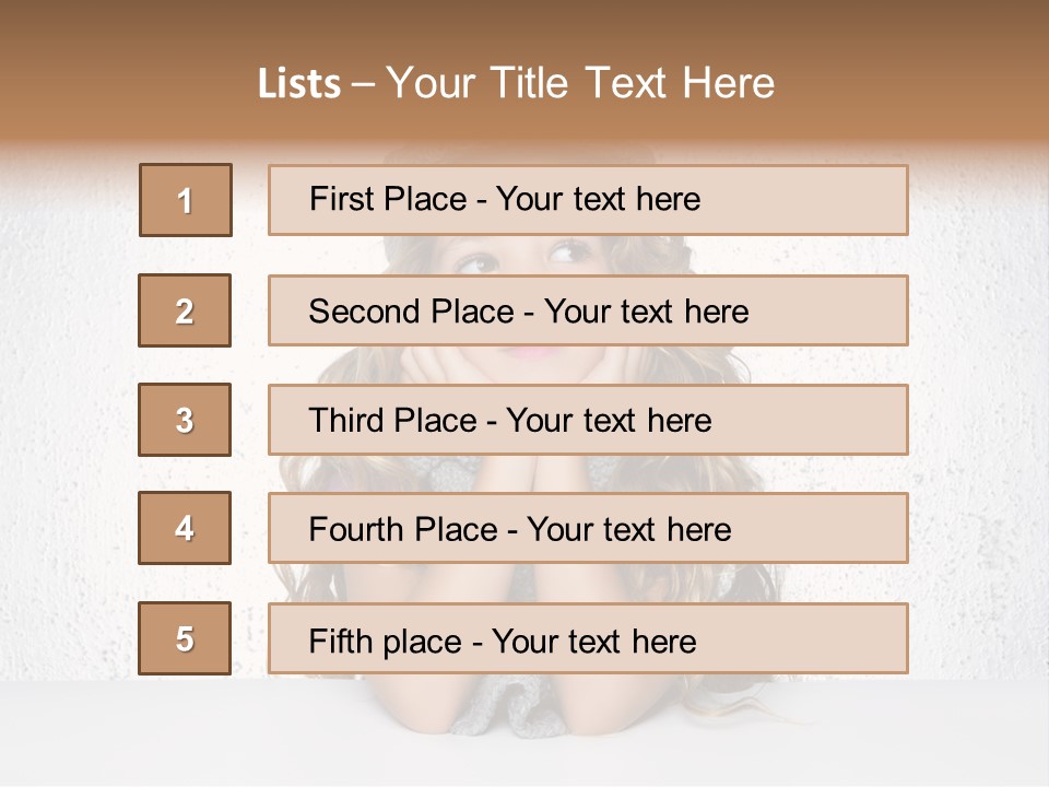 Gray Cold Blond PowerPoint Template