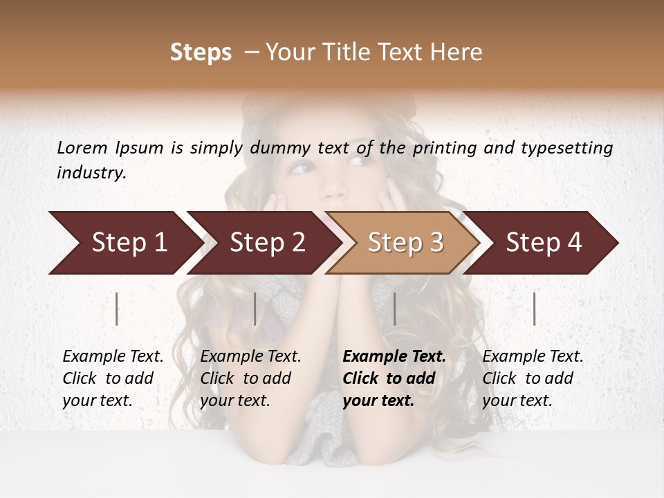 Gray Cold Blond PowerPoint Template