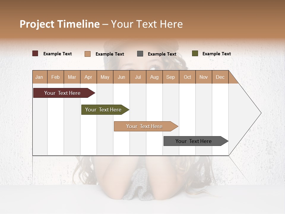 Gray Cold Blond PowerPoint Template