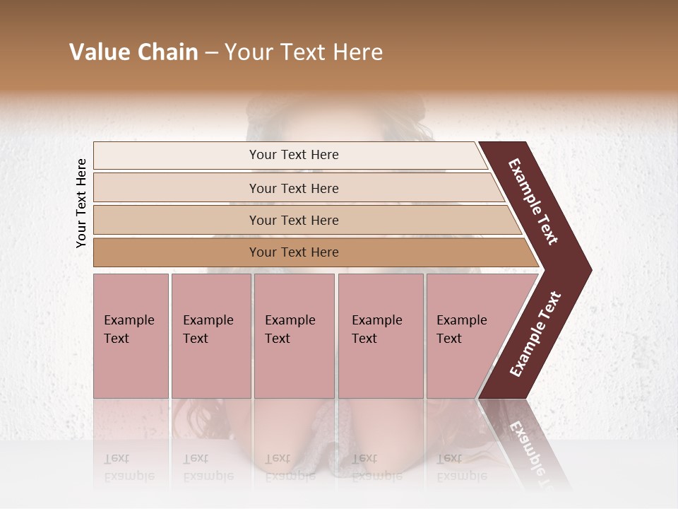 Gray Cold Blond PowerPoint Template