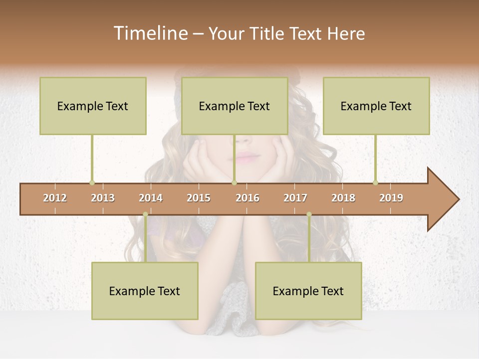 Gray Cold Blond PowerPoint Template