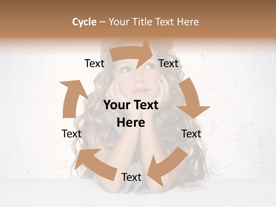 Gray Cold Blond PowerPoint Template