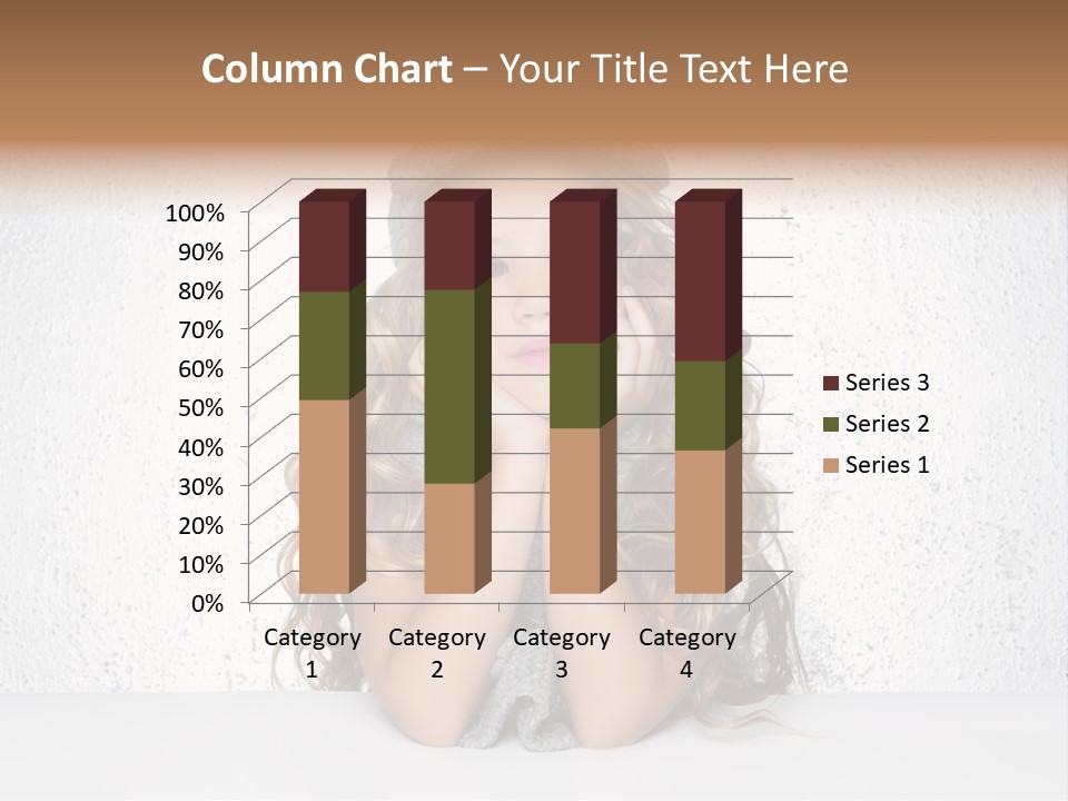 Gray Cold Blond PowerPoint Template