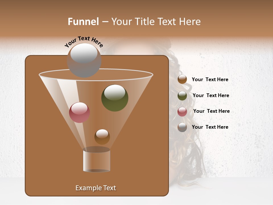 Gray Cold Blond PowerPoint Template