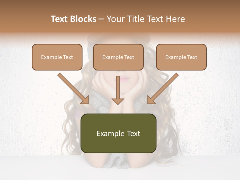 Gray Cold Blond PowerPoint Template