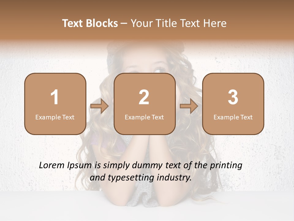 Gray Cold Blond PowerPoint Template