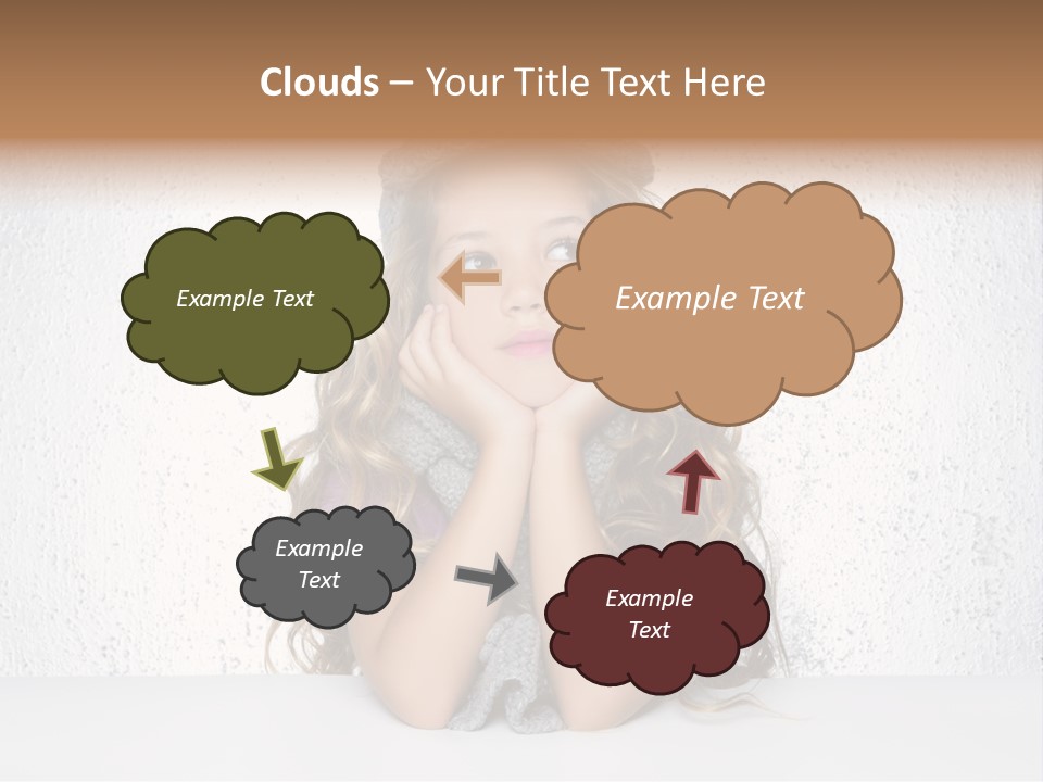 Gray Cold Blond PowerPoint Template