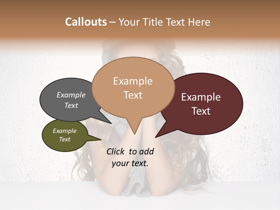 Gray Cold Blond PowerPoint Template