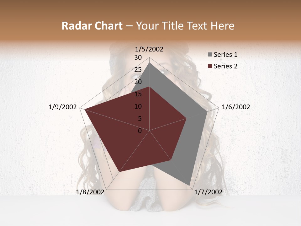 Gray Cold Blond PowerPoint Template