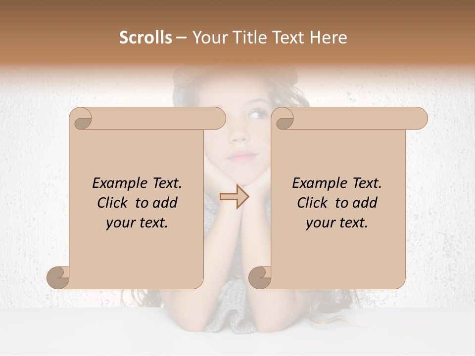 Gray Cold Blond PowerPoint Template