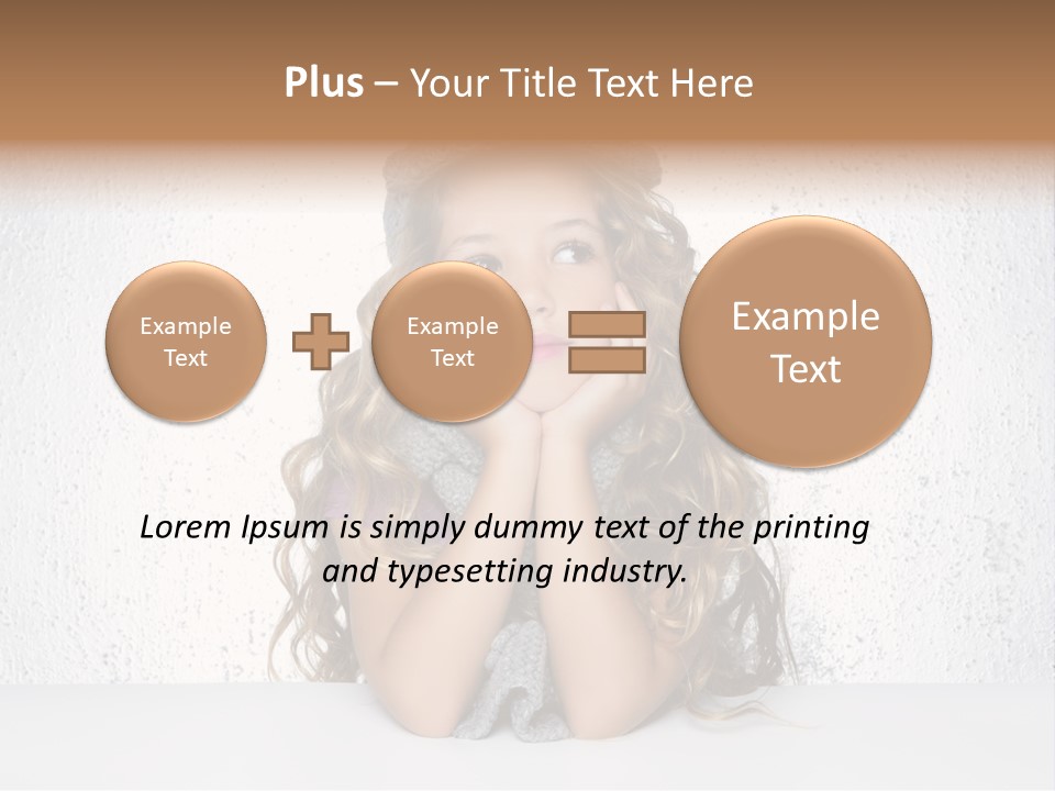 Gray Cold Blond PowerPoint Template