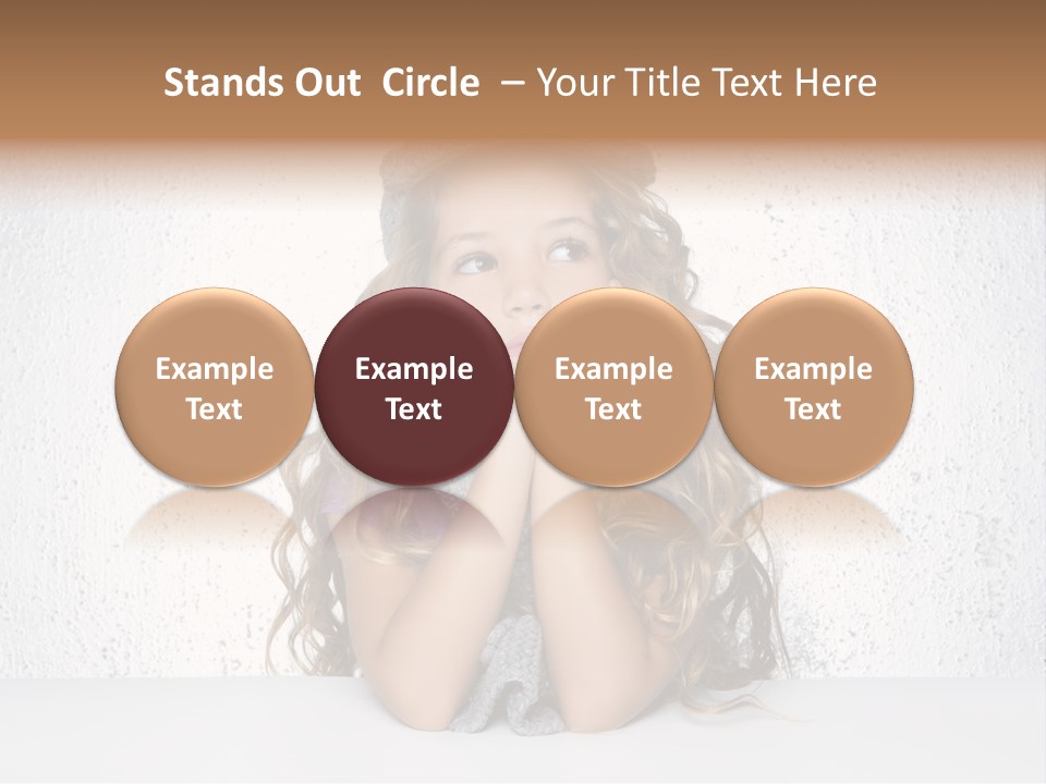 Gray Cold Blond PowerPoint Template