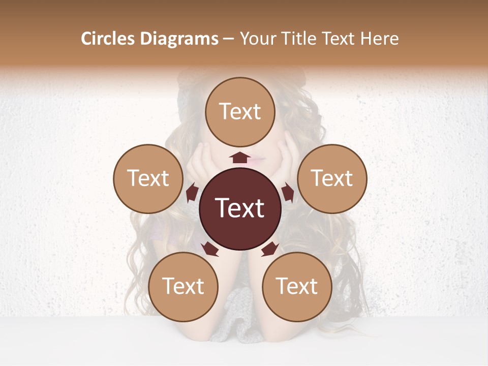 Gray Cold Blond PowerPoint Template