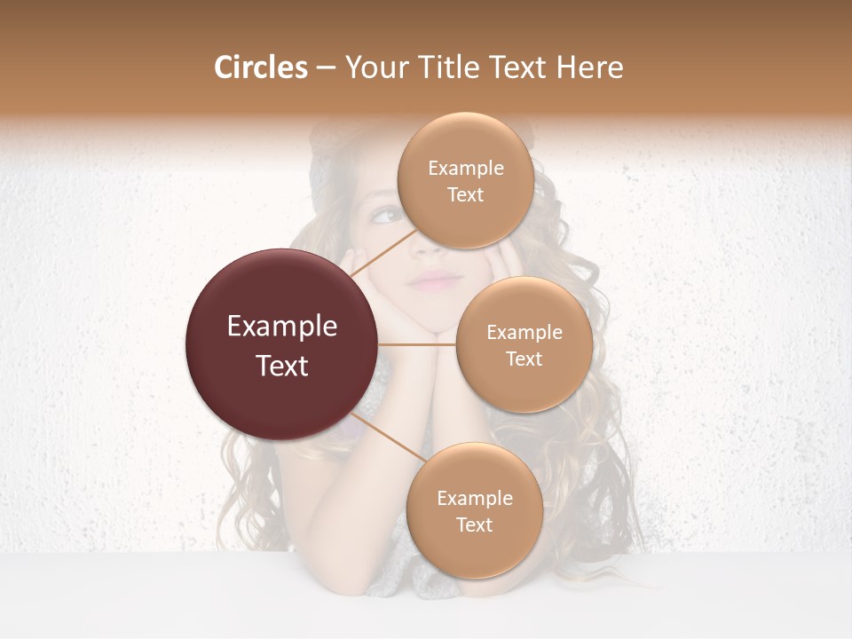 Gray Cold Blond PowerPoint Template