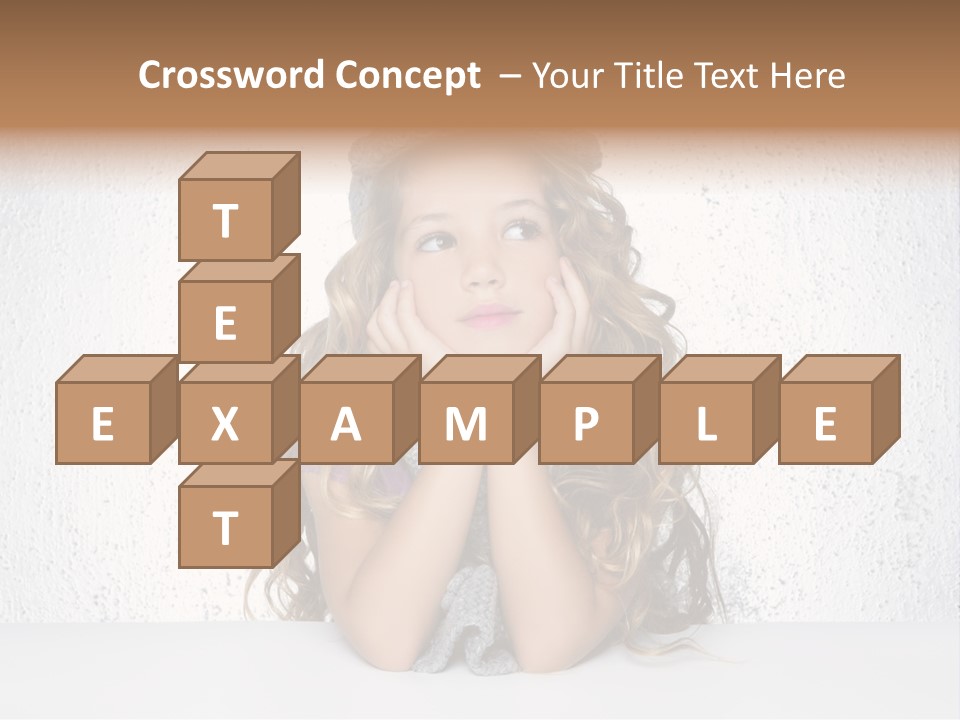 Gray Cold Blond PowerPoint Template