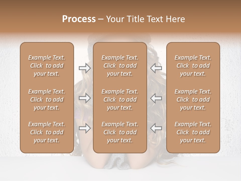 Gray Cold Blond PowerPoint Template