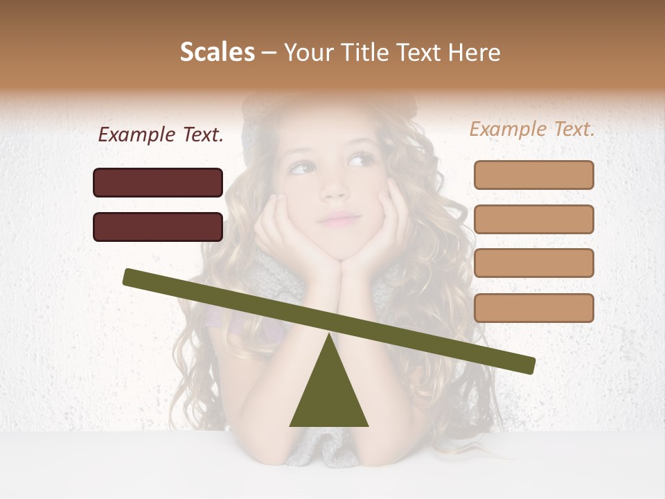 Gray Cold Blond PowerPoint Template