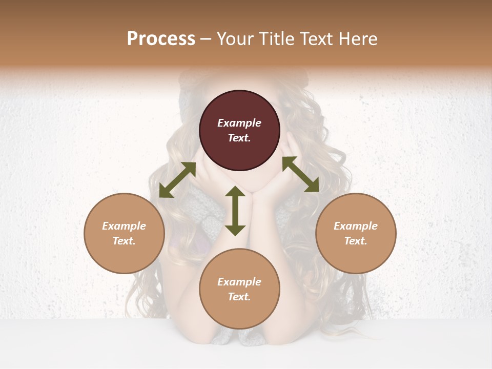 Gray Cold Blond PowerPoint Template