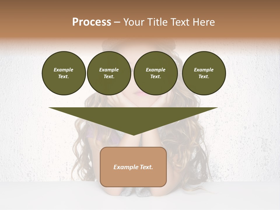 Gray Cold Blond PowerPoint Template