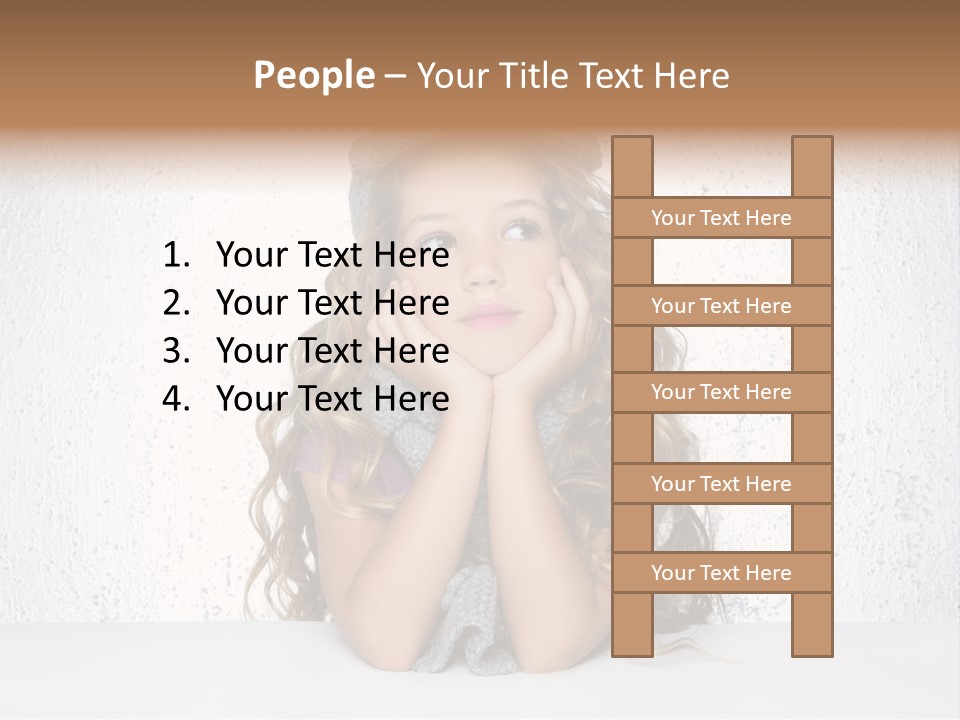 Gray Cold Blond PowerPoint Template