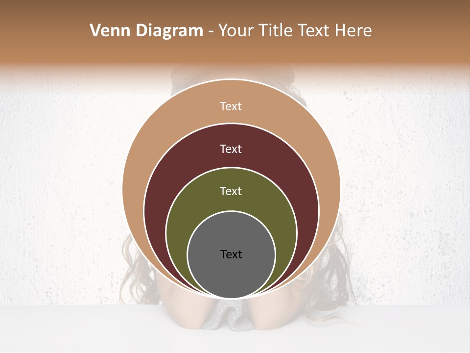 Gray Cold Blond PowerPoint Template