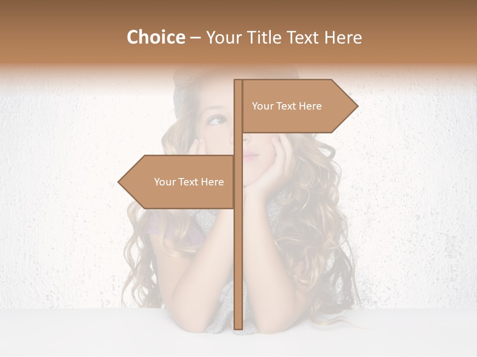 Gray Cold Blond PowerPoint Template