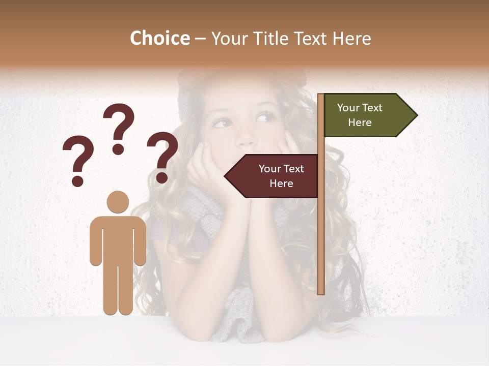 Gray Cold Blond PowerPoint Template