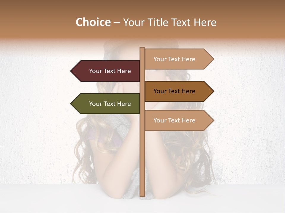 Gray Cold Blond PowerPoint Template