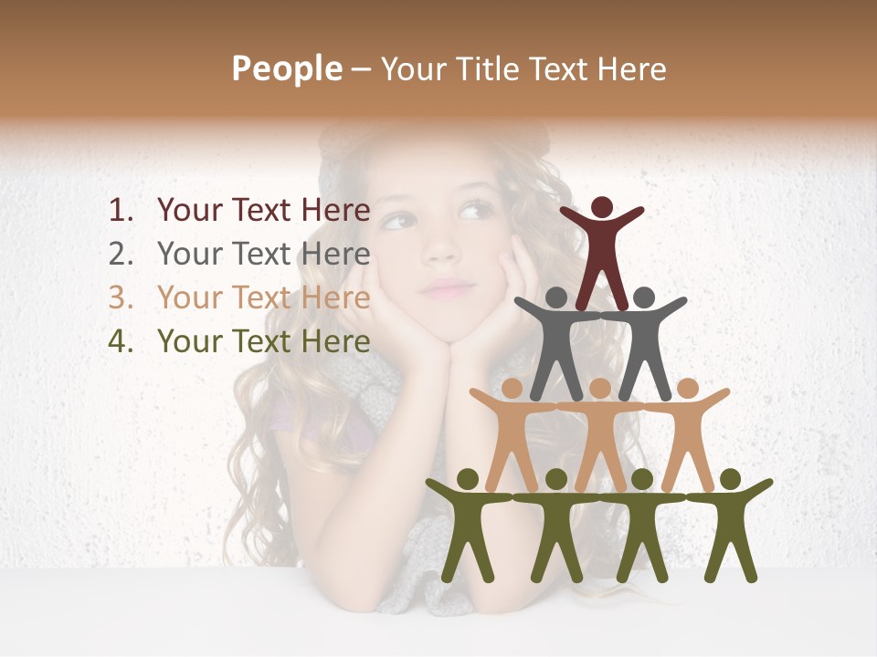 Gray Cold Blond PowerPoint Template