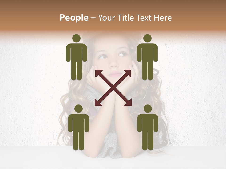 Gray Cold Blond PowerPoint Template