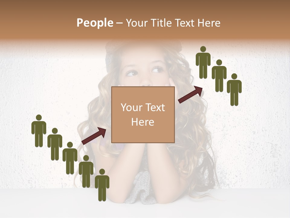 Gray Cold Blond PowerPoint Template