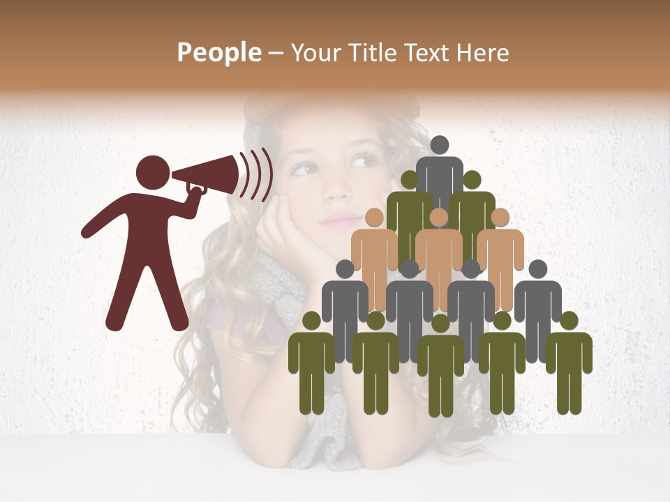 Gray Cold Blond PowerPoint Template