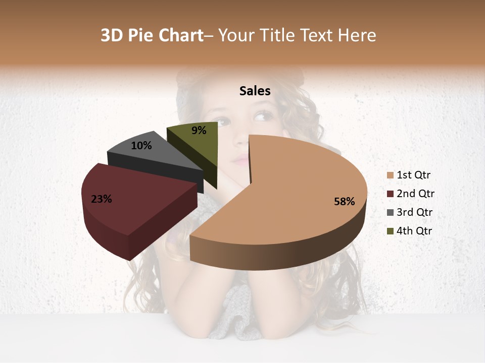 Gray Cold Blond PowerPoint Template