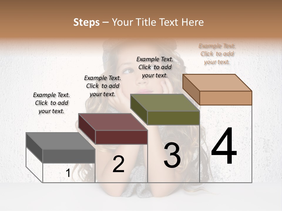 Gray Cold Blond PowerPoint Template