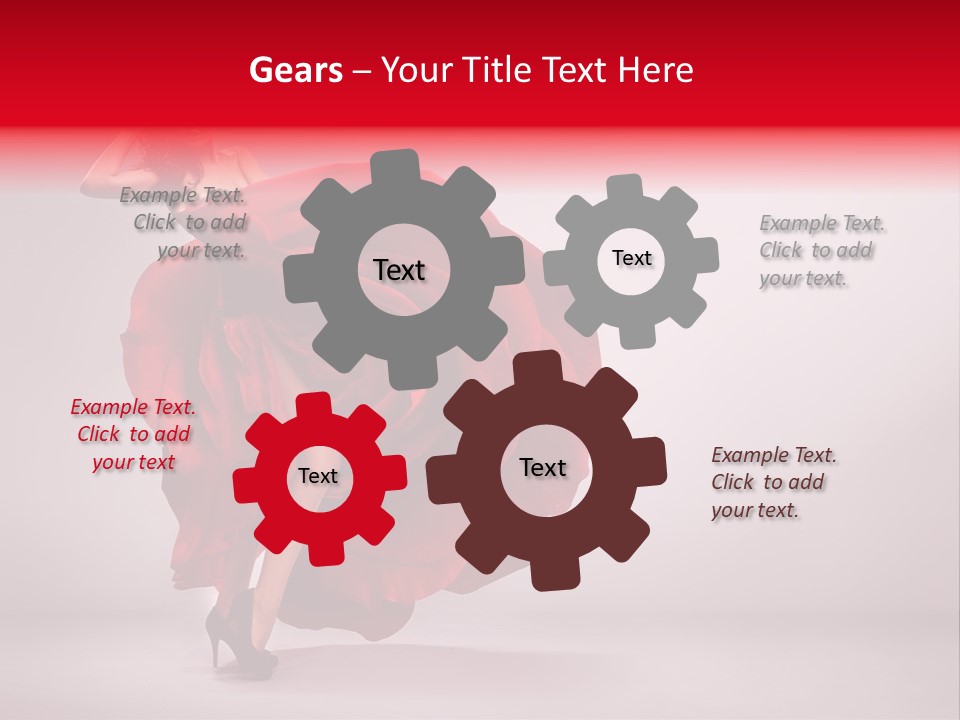 Floral Spanish Females PowerPoint Template