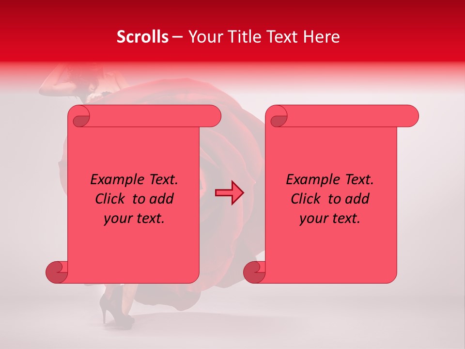 Floral Spanish Females PowerPoint Template